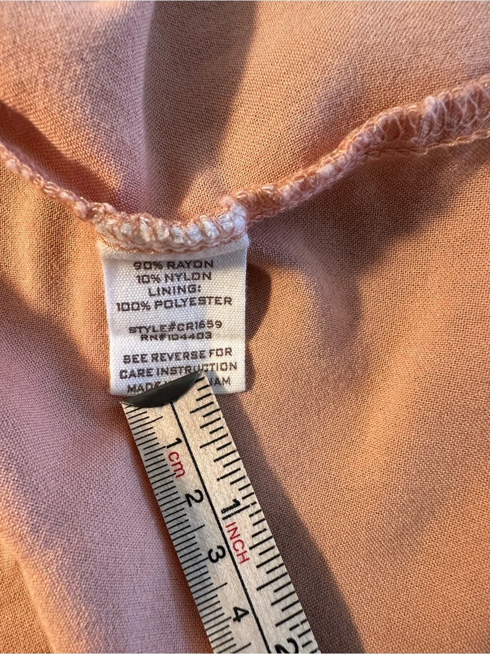 Blu Pepper Dress Womens Small Pink Smocked Midi Tiered Sundress Cottagecore - Picture 6 of 8